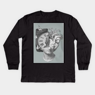 Collage of Ancient Greek Sculpture Kids Long Sleeve T-Shirt